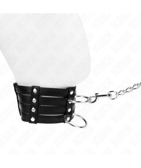 KINK - COLLAR CON CORREA 65 CM ESTILO SUB AJUSTABLE 35-51 CM X 7 CM