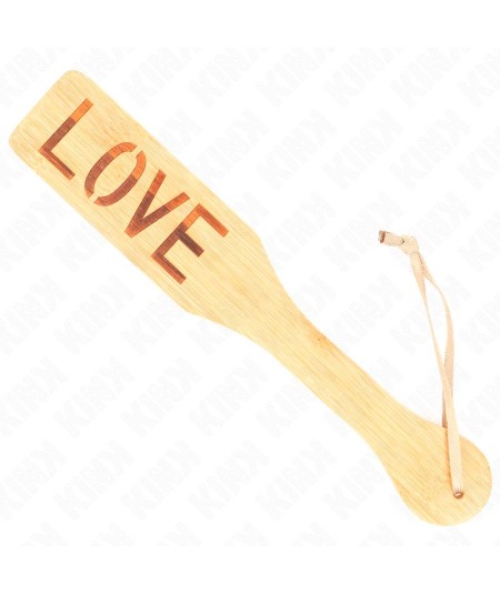 KINK - PALA DE BAMBÚ PALABRA LOVE 32 X 5.5 CM