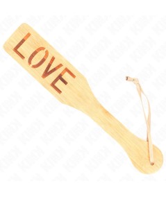 KINK - PALA DE BAMBÚ PALABRA LOVE 32 X 5.5 CM