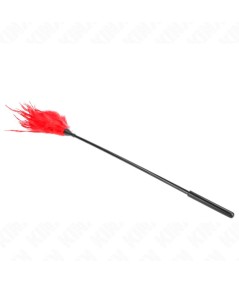 KINK - PLUMAS MÚLTIPLES PARA COSQUILLAS ROJO 45 CM