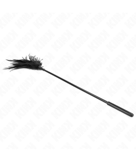 KINK - PLUMAS MÚLTIPLES PARA COSQUILLAS NEGRO 45 CM