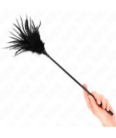 KINK - PLUMAS MÚLTIPLES PARA COSQUILLAS NEGRO 45 CM