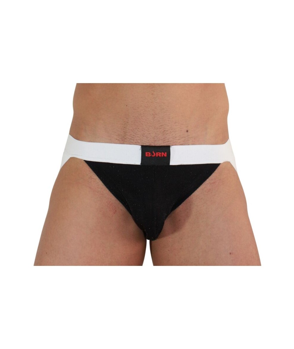 BURN - 004 JOCK BRILLANTE NEGRO / BLANCO S