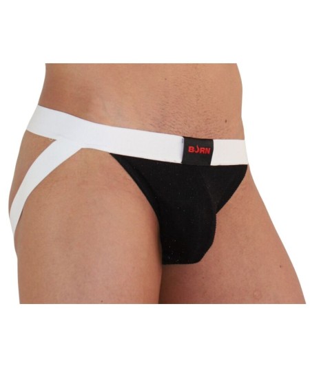 BURN - 004 JOCK BRILLANTE NEGRO / BLANCO S