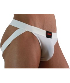 BURN - 007 JOCK LYCRA BLANCO S