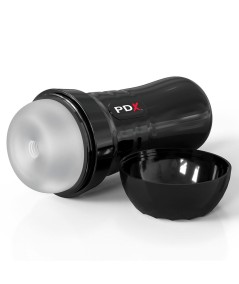 PDX EXTREME - SLIDE & GLIDE MASTURBADOR AUTOLUBRICANTE TRANSPARENTE
