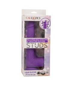 CALEXOTICS - STUDS VIBRADOR RECARGABLE Y GIRATORIO 10 VIBRACIONES VIOLETA