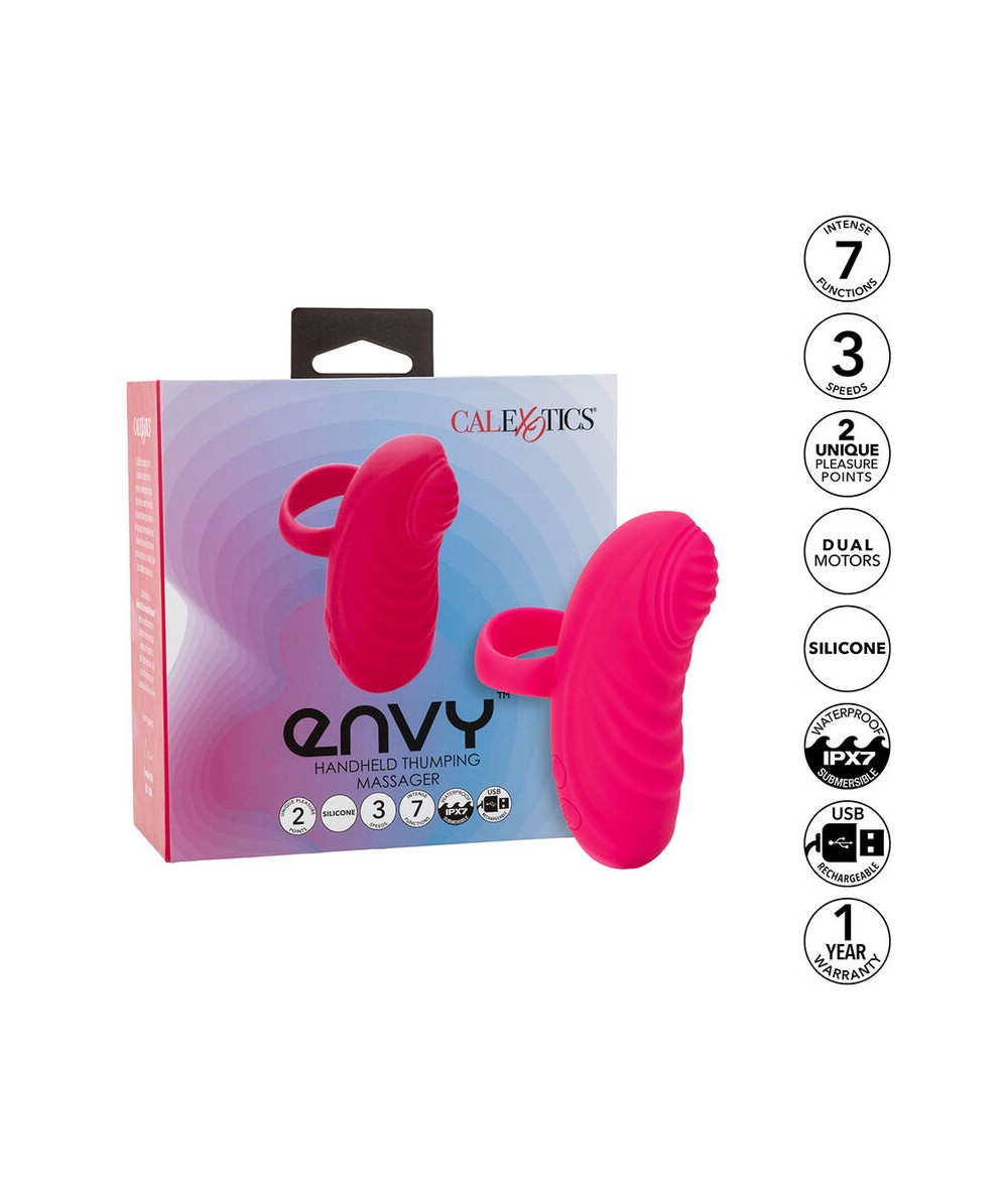 CALEXOTICS - ENVY MASAJEADOR DE BOLA RODANTE 7 VIBRACIONES ROSA