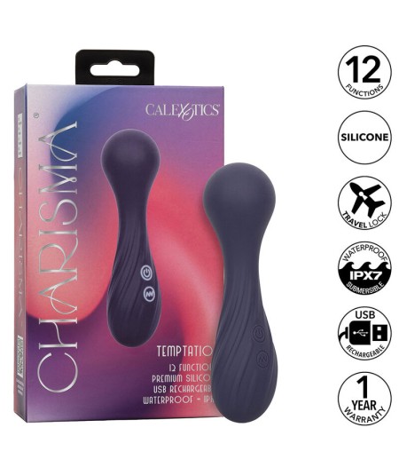 CALEXOTICS - CHARISMA TEMPTATION MASAJEADOR 12 FUNCIONES MORADO