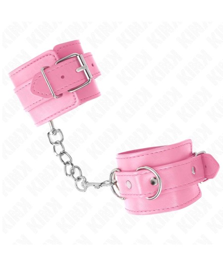 KINK - MUÑEQUERAS SENCILLAS ROSA AJUSTABLE 20-23 CM X 5.5 CM