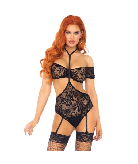 LEG AVENUE - SET DOS PIEZAS TOP & TEDDY M/L