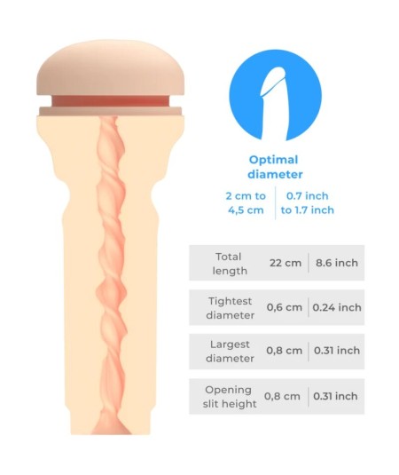 KIIROO - FEEL STROKER MASTURBADOR TRASERO EXTRA APRETADO NATURAL