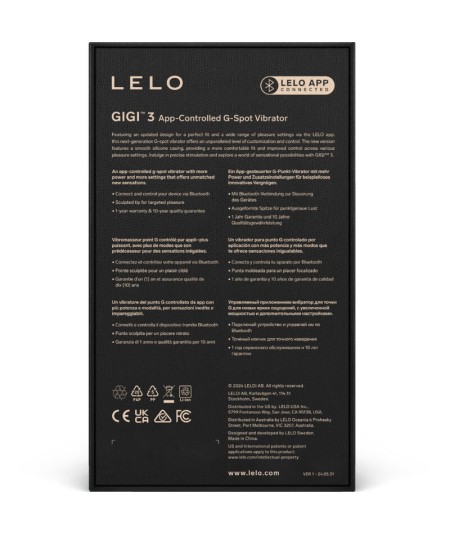 LELO -   GIGI™ 3 VIBRADOR PUNTO G ROSA