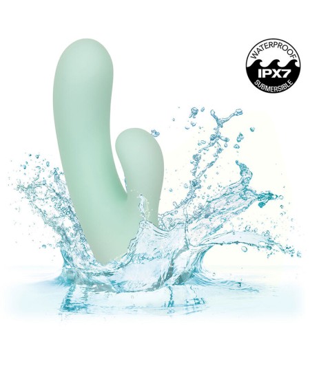 CALEXOTICS - PACIFICA FIJI VIBRADOR Y ESTIMULADOR PUNTO G 10 VIBRACIONES AQUA