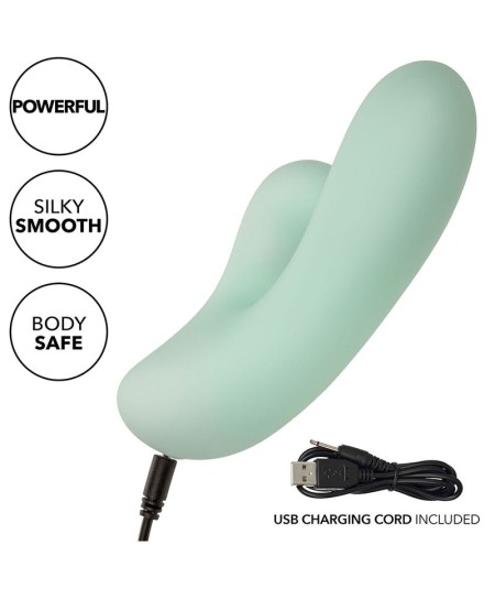 CALEXOTICS - PACIFICA FIJI VIBRADOR Y ESTIMULADOR PUNTO G 10 VIBRACIONES AQUA