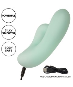 CALEXOTICS - PACIFICA FIJI VIBRADOR Y ESTIMULADOR PUNTO G 10 VIBRACIONES AQUA