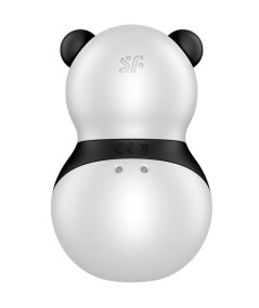 SATISFYER - POCKET PANDA ESTIMULADOR & VIBRADOR BLANCO Y NEGRO