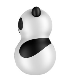 SATISFYER - POCKET PANDA ESTIMULADOR & VIBRADOR BLANCO Y NEGRO