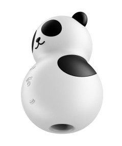 SATISFYER - POCKET PANDA ESTIMULADOR & VIBRADOR BLANCO Y NEGRO