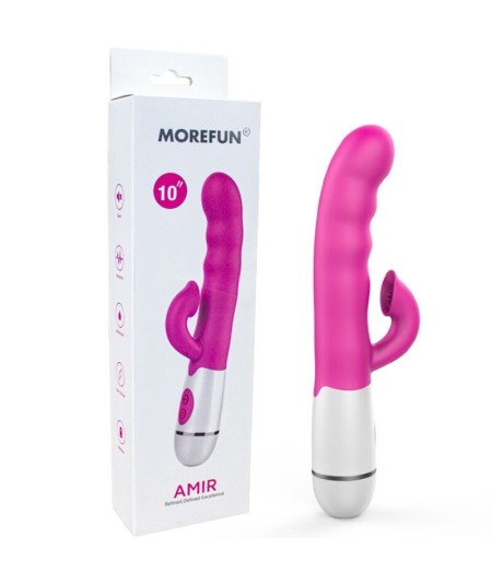 ARMONY - AMIR VIBRADOR MULTIFUNCION CON LENGUA ESTIMULADORA 16 VELOCIDADES ROSA