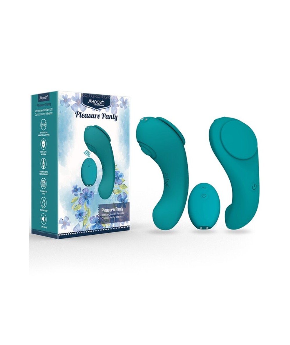 ARMONY - PLEASURE PANTY VIBRADOR CONTROL REMOTO 3 VELOCIDADES VERDE