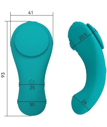 ARMONY - PLEASURE PANTY VIBRADOR CONTROL REMOTO 3 VELOCIDADES VERDE