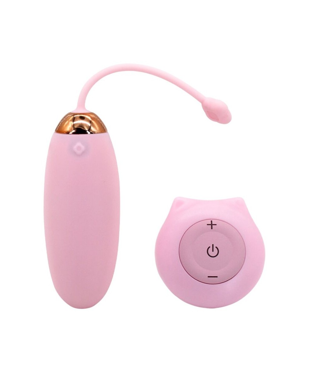 ARMONY - KITTY FUN HUEVO VIBRADOR CONTROL REMOTO 10 VIBRACIONES ROSA