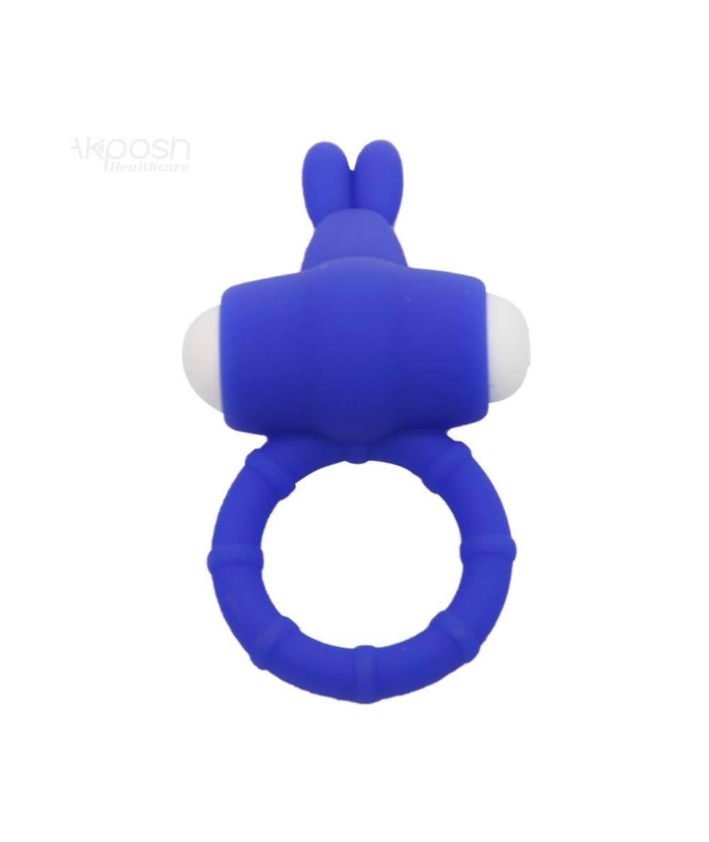 ARMONY - MS BUNNY ANILLO VIBRADOR SILICONA AZUL