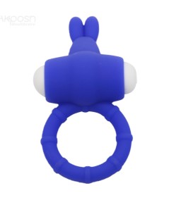 ARMONY - MS BUNNY ANILLO VIBRADOR SILICONA AZUL