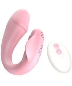 ARMONY - FRESHFUN CICI VIBRADOR STRAP-ON CONTROL REMOTO Y APP 10 VIBRACIONES ROSA