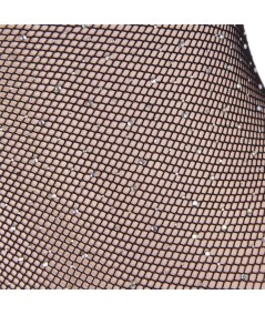 SUBBLIME - 952297 BODYSTOCKING DE REJILLA BRILLANTE CON HOMBROS DESCUBIERTOS MANGA LARGA NEGRO TALLA ÚNICA