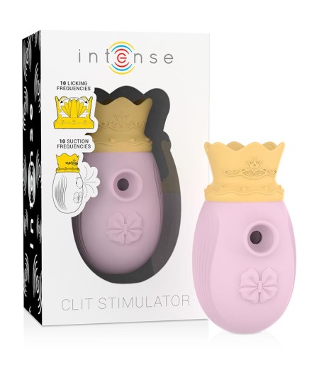 INTENSE - ESTIMULADOR CLITORIS 10 MODOS DE SUCCIÓN Y LICKING - ROSA