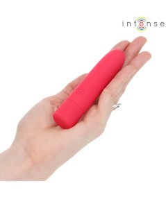 INTENSE - SYMONE BALA VIBRADORA RECARGABLE POR USB 8 VIBRACIONES ROJO 10 X 2.2 CM