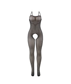 SUBBLIME - 951726 BODYSTOCKING CROTCHLESS DE REJILLA ELSTICO NEGRO TALLA ÚNICA