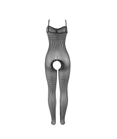 SUBBLIME - 951726 BODYSTOCKING CROTCHLESS DE REJILLA ELSTICO NEGRO TALLA ÚNICA