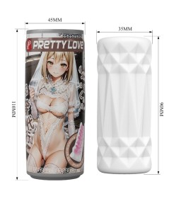 PRETTY LOVE - MASTURBADOR MASCULINO LATA MODELO 1