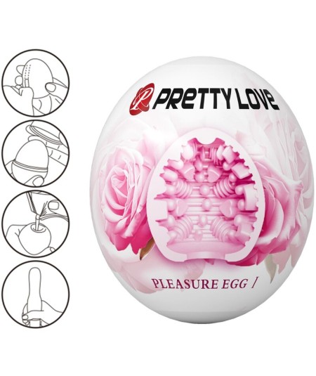 PRETTY LOVE - MASTURBADOR MASCULINO HUEVO ROSA