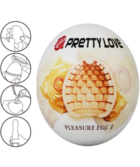 PRETTY LOVE - MASTURBADOR MASCULINO HUEVO NATURAL