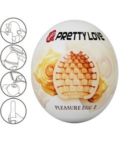 PRETTY LOVE - MASTURBADOR MASCULINO HUEVO NATURAL