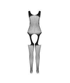 PASSION - BS 104 BODYSTOCKING BLANCO TALLA ÚNICA