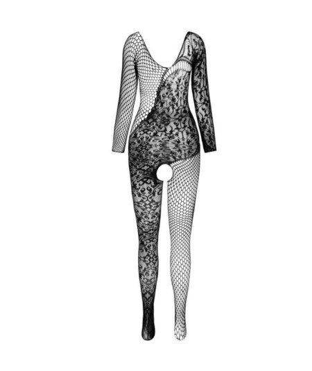 PASSION - BS 107 BODYSTOCKING NEGRO TALLA ÚNICA