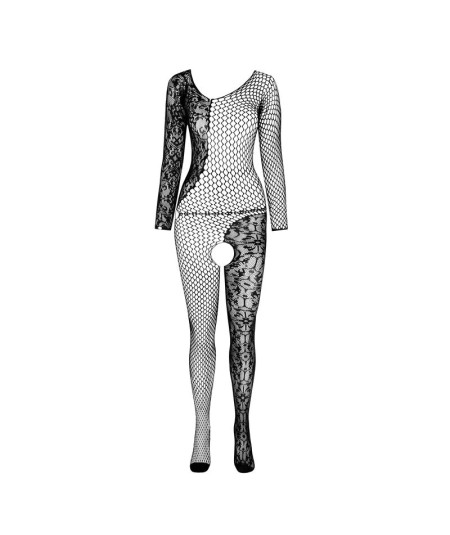 PASSION - BS 107 BODYSTOCKING NEGRO TALLA ÚNICA