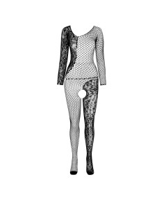 PASSION - BS 107 BODYSTOCKING NEGRO TALLA ÚNICA