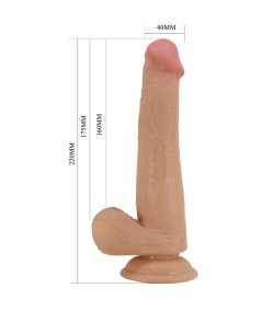 PRETTY LOVE - TALLEN DILDO REALÍSTICO 22 CM NATURAL