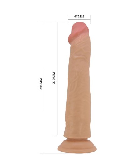 PRETTY LOVE - SHARIFE DILDO REALÍSTICO 25 CM NATURAL