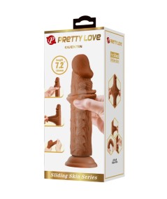 PRETTY LOVE - QUENTIN DILDO REALÍSTICO 18 CM MULATO