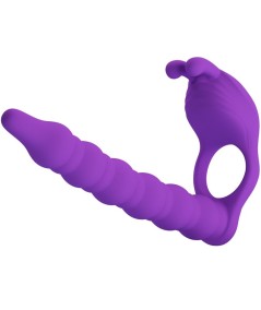 PRETTY LOVE - BLACKNEY ANILLO PENE CON PLUG VIBRADOR LILA