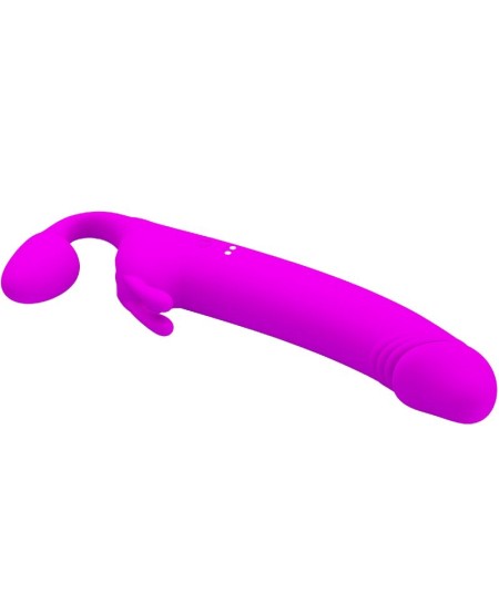 PRETTY LOVE - ZANINI DILDO STRAP-ON SIN ARNES 10 VIBRACIONES MORADO