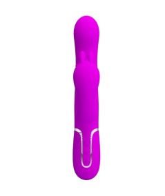 PRETTY LOVE - CAMMY TRIPLE VIBRADOR MULTIFUNCIÓN 4 EN 1 ROSA