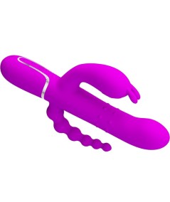 PRETTY LOVE - CAMMY TRIPLE VIBRADOR MULTIFUNCIÓN 4 EN 1 ROSA